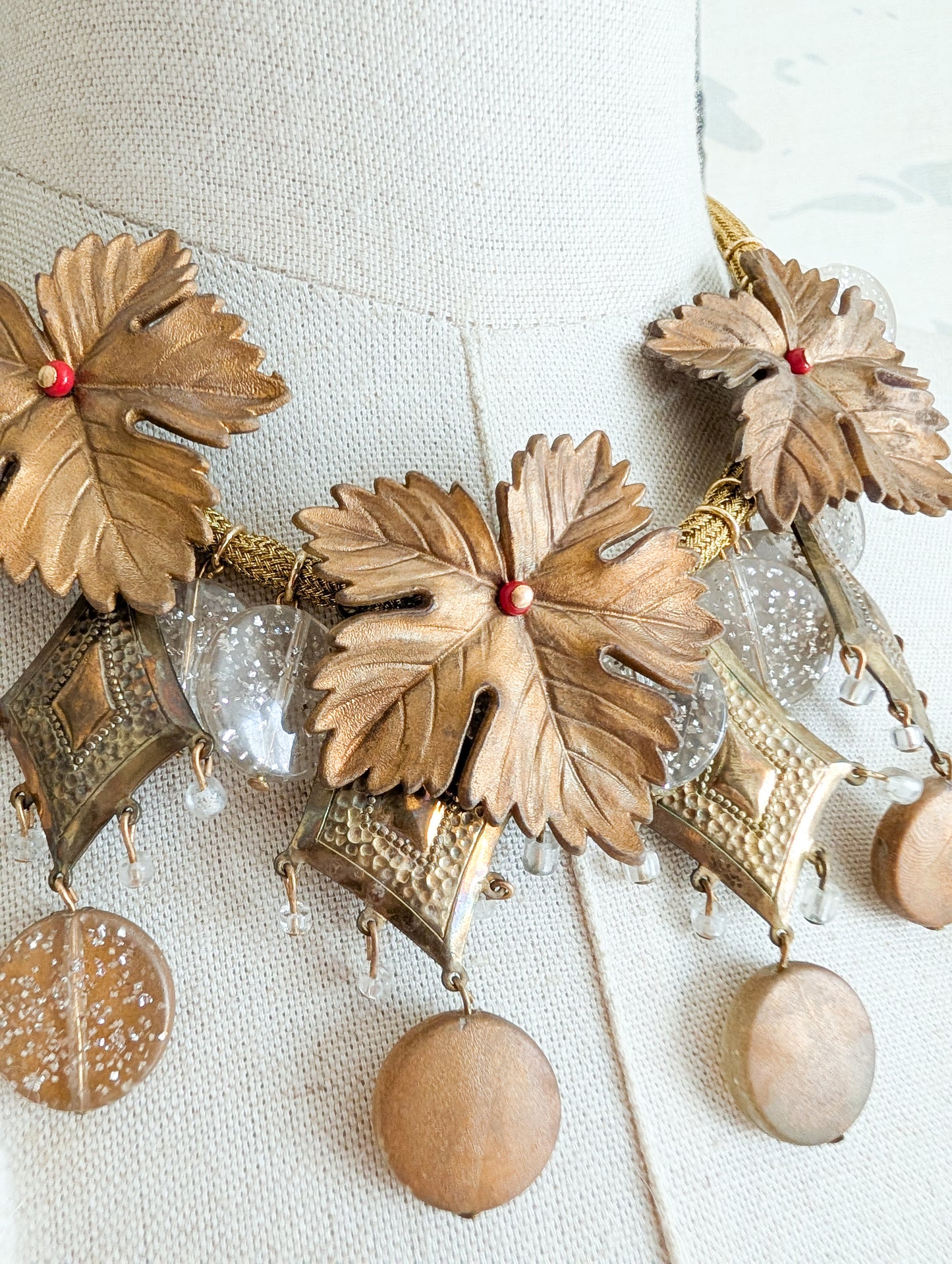 Collier feuilles Sharra Pagano