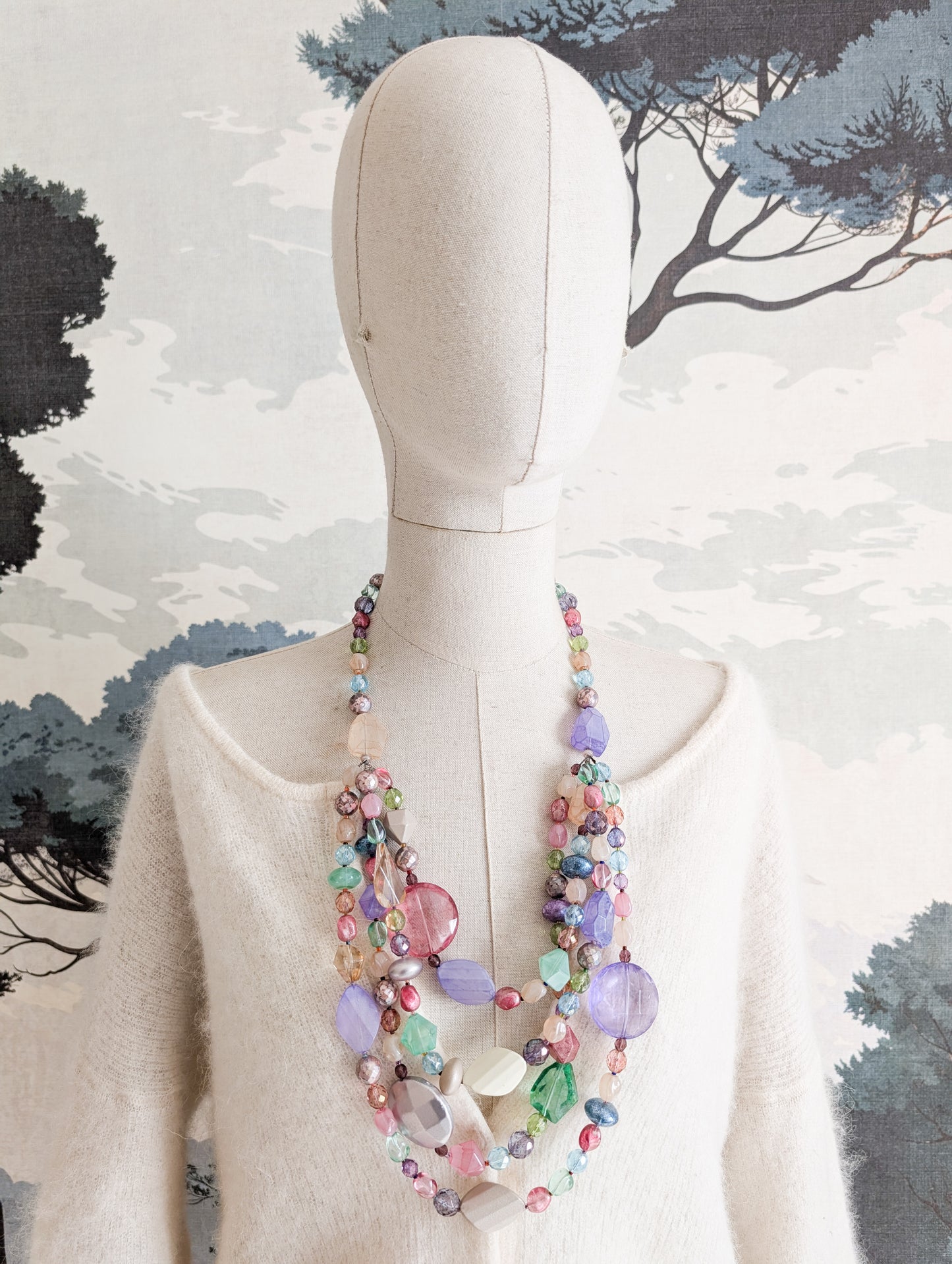 Grand sautoir en verre Sharra Pagano