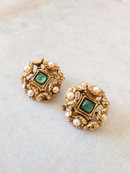 Boucles fleurs Orena