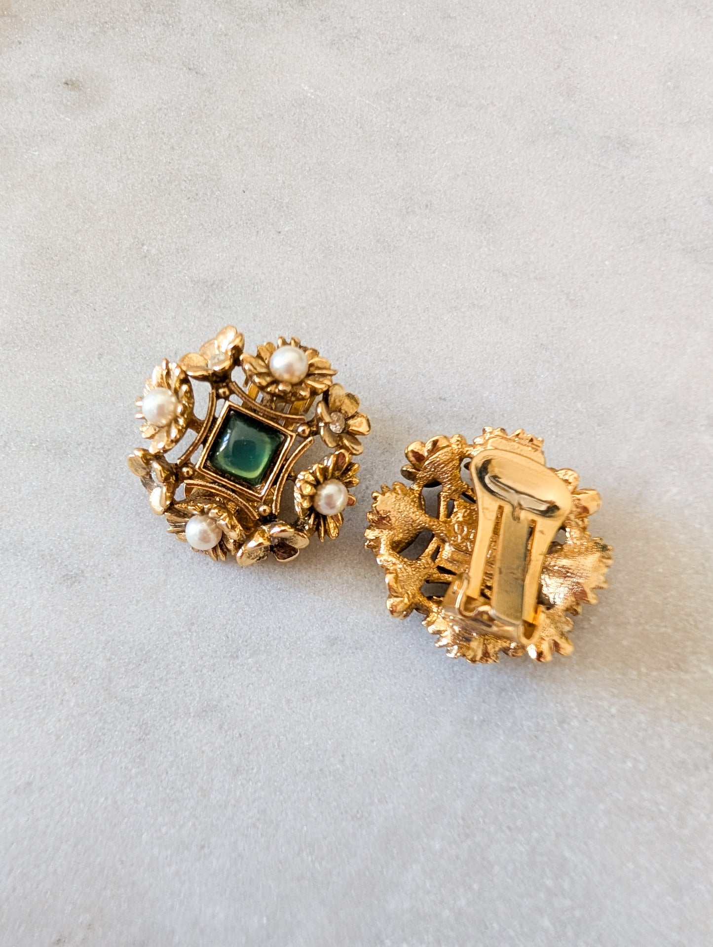 Boucles fleurs Orena