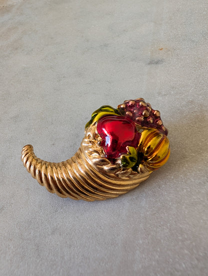 Broche corne d'abondance