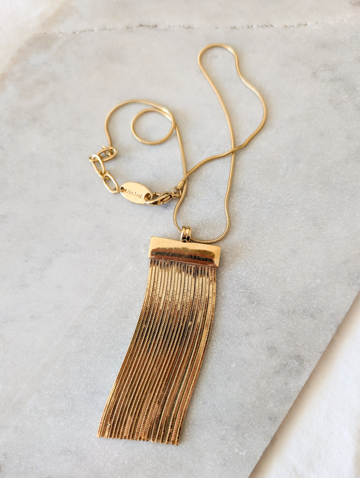 Collier franges Agatha