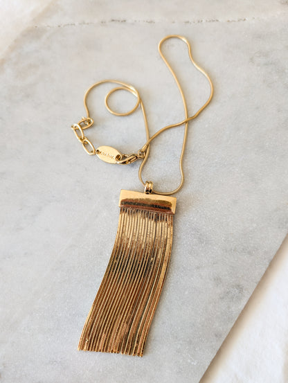 Collier franges Agatha