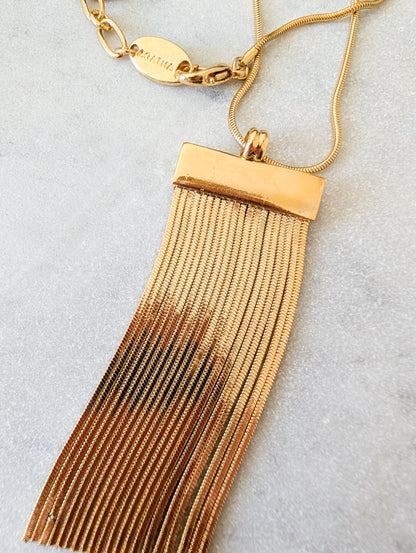 Collier franges Agatha