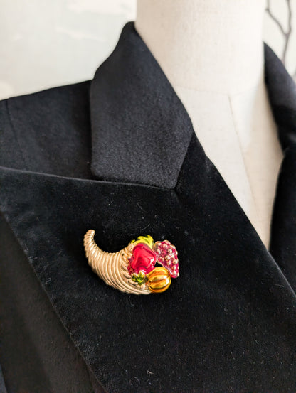 Broche corne d'abondance