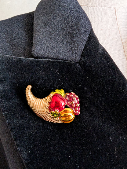 Broche corne d'abondance