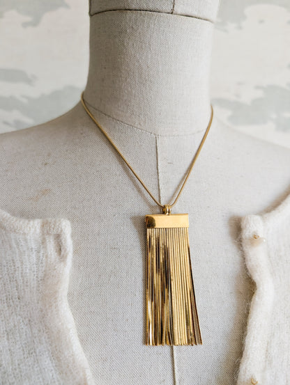 Collier franges Agatha