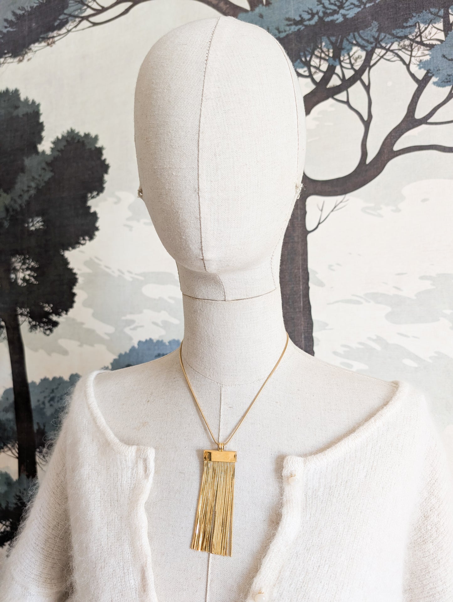 Collier franges Agatha