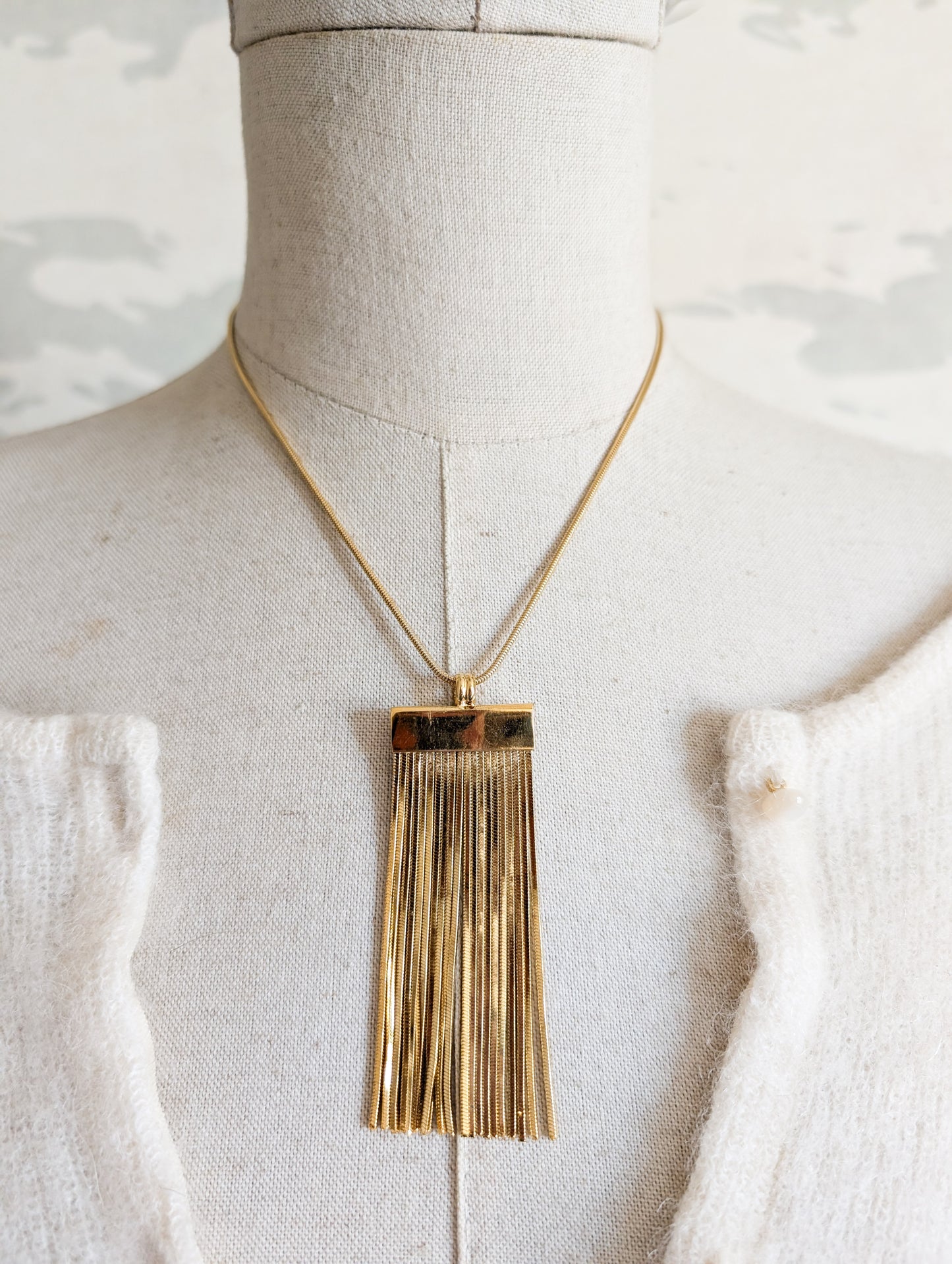 Collier franges Agatha