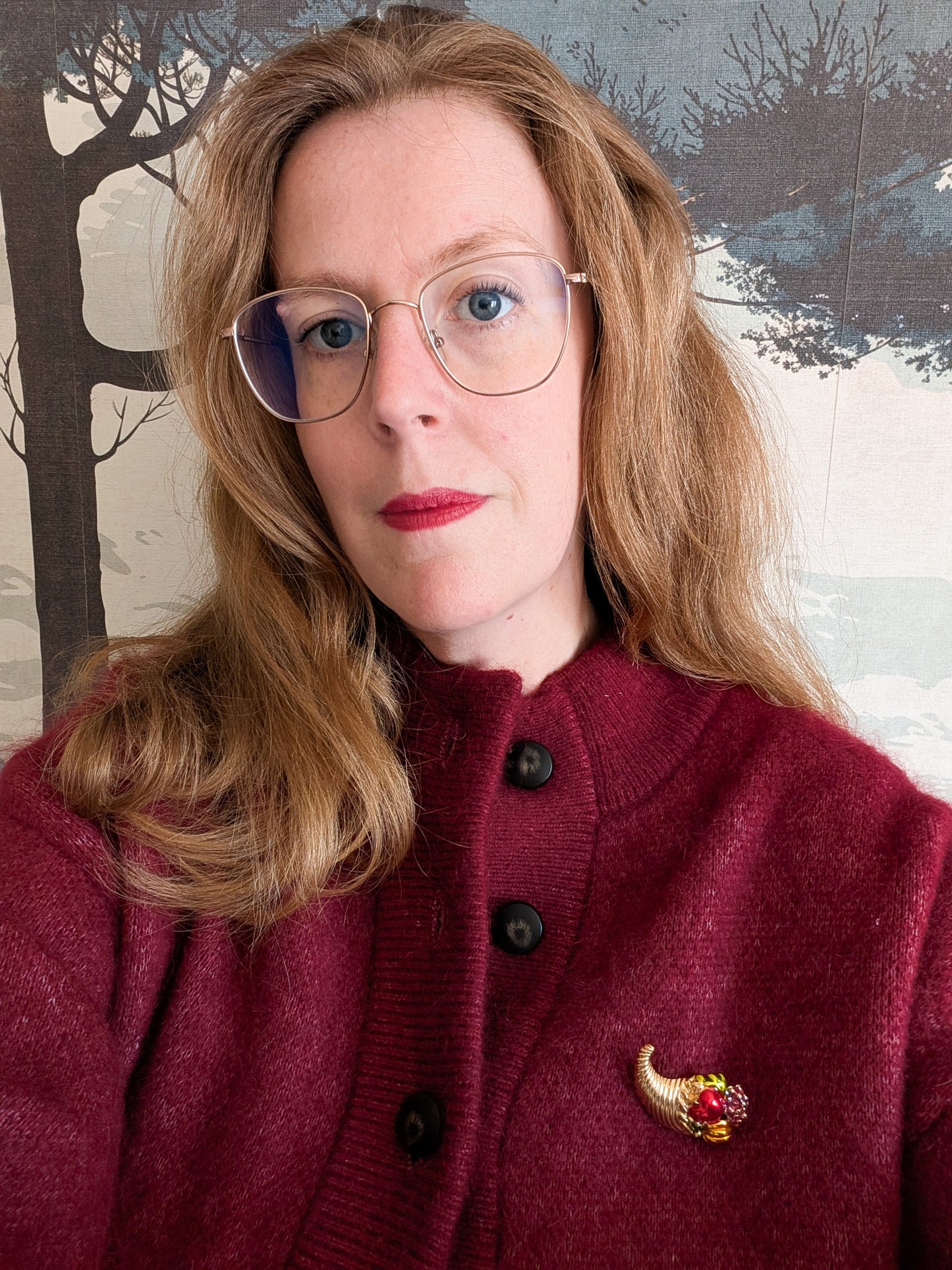 Broche corne d'abondance