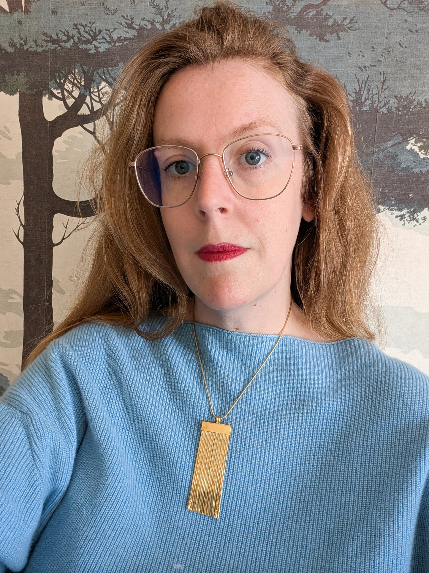 Collier franges Agatha