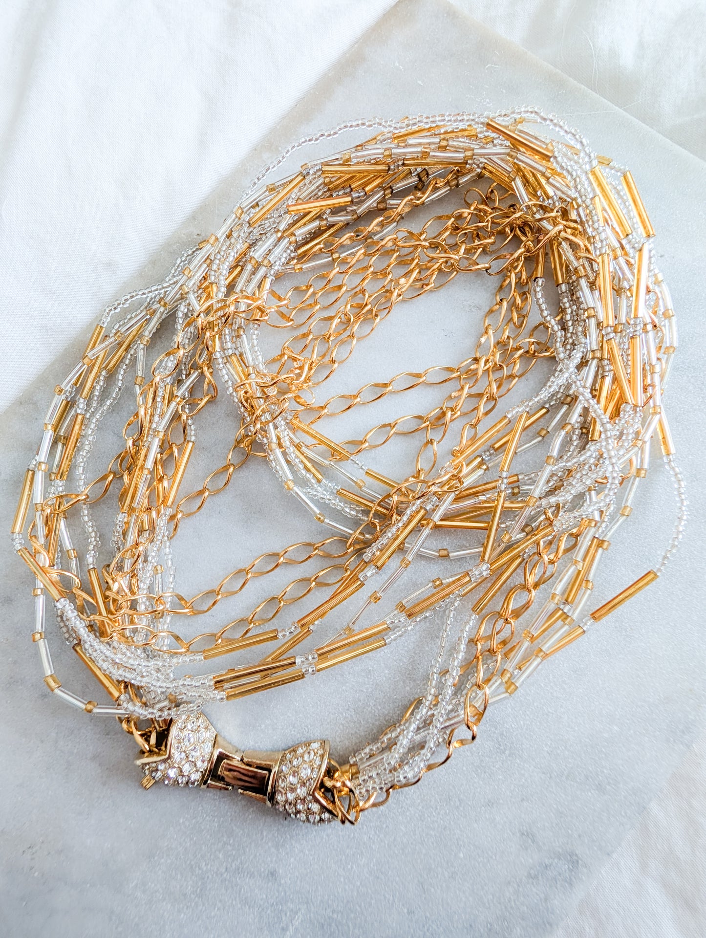 Très long sautoir 70's