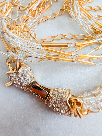 Très long sautoir 70's