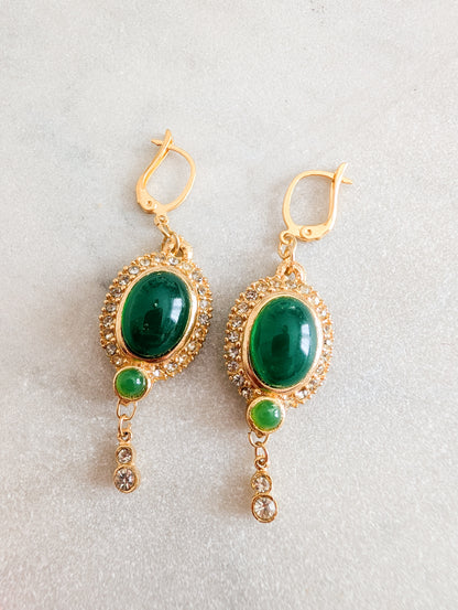 Boucles cabochons Corocraft