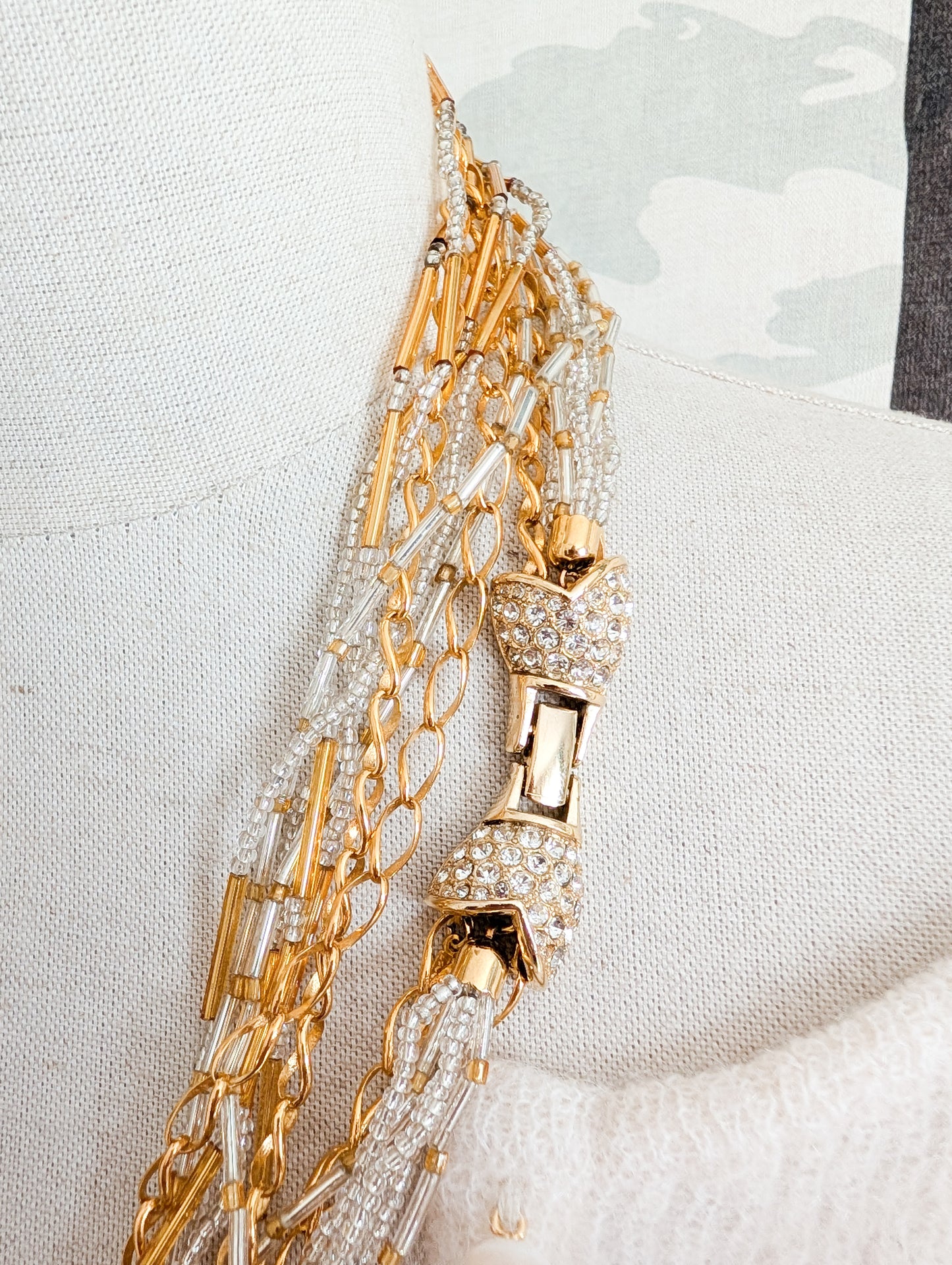 Très long sautoir 70's