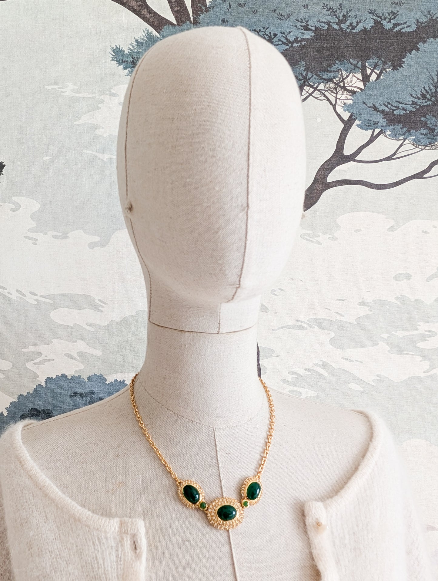 Collier cabochons Corocraft