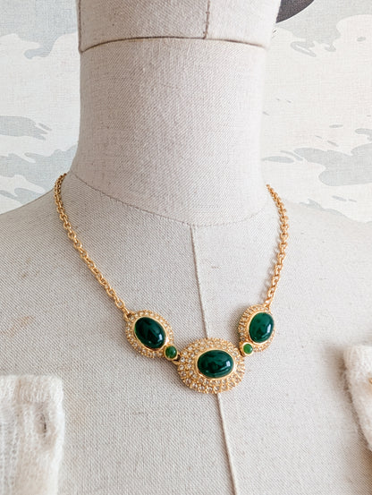 Collier cabochons Corocraft