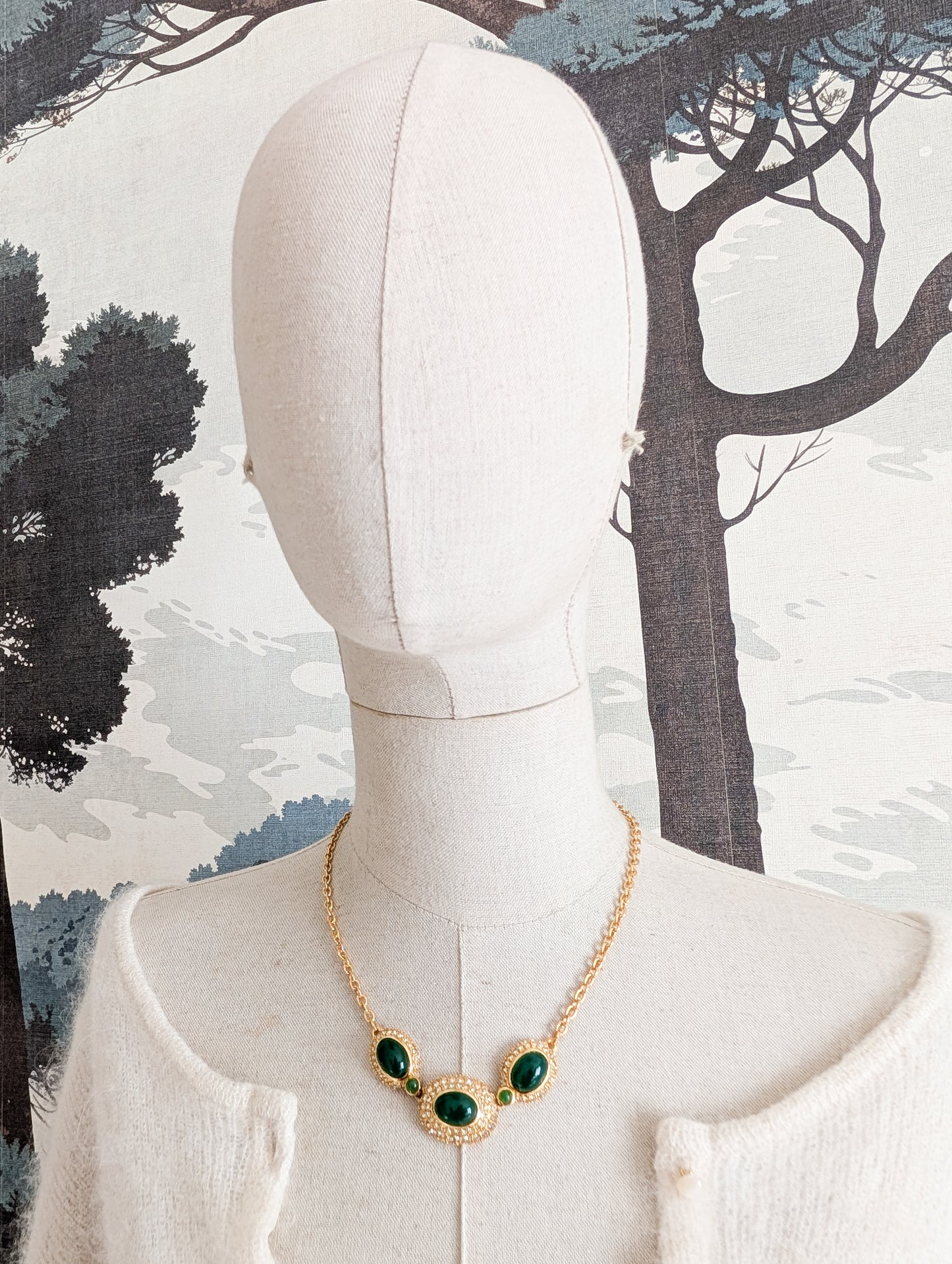 Collier cabochons Corocraft