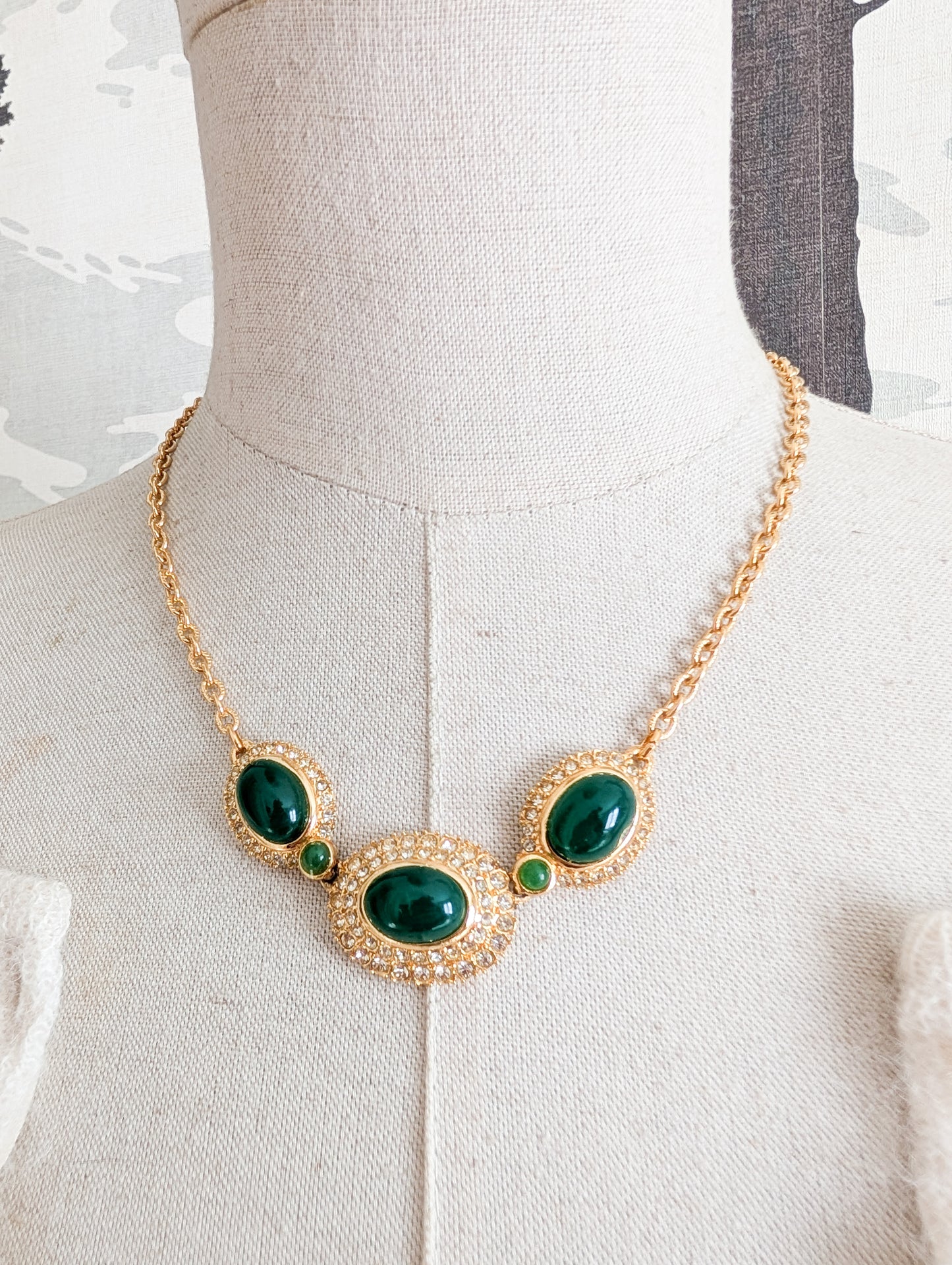 Collier cabochons Corocraft