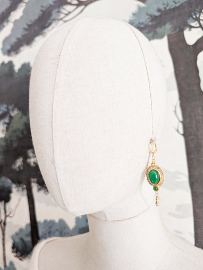 Boucles cabochons Corocraft