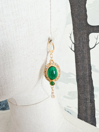 Boucles cabochons Corocraft