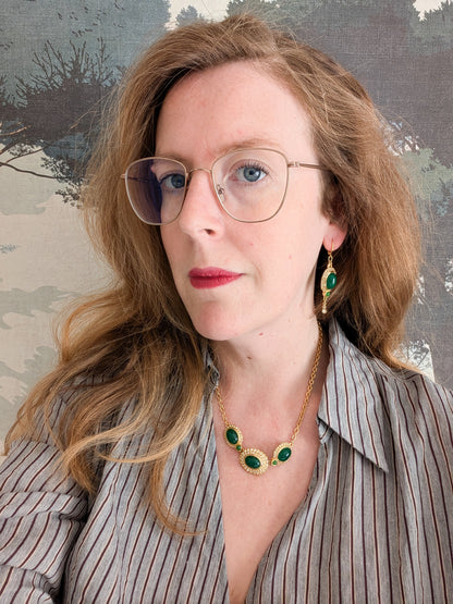 Collier cabochons Corocraft