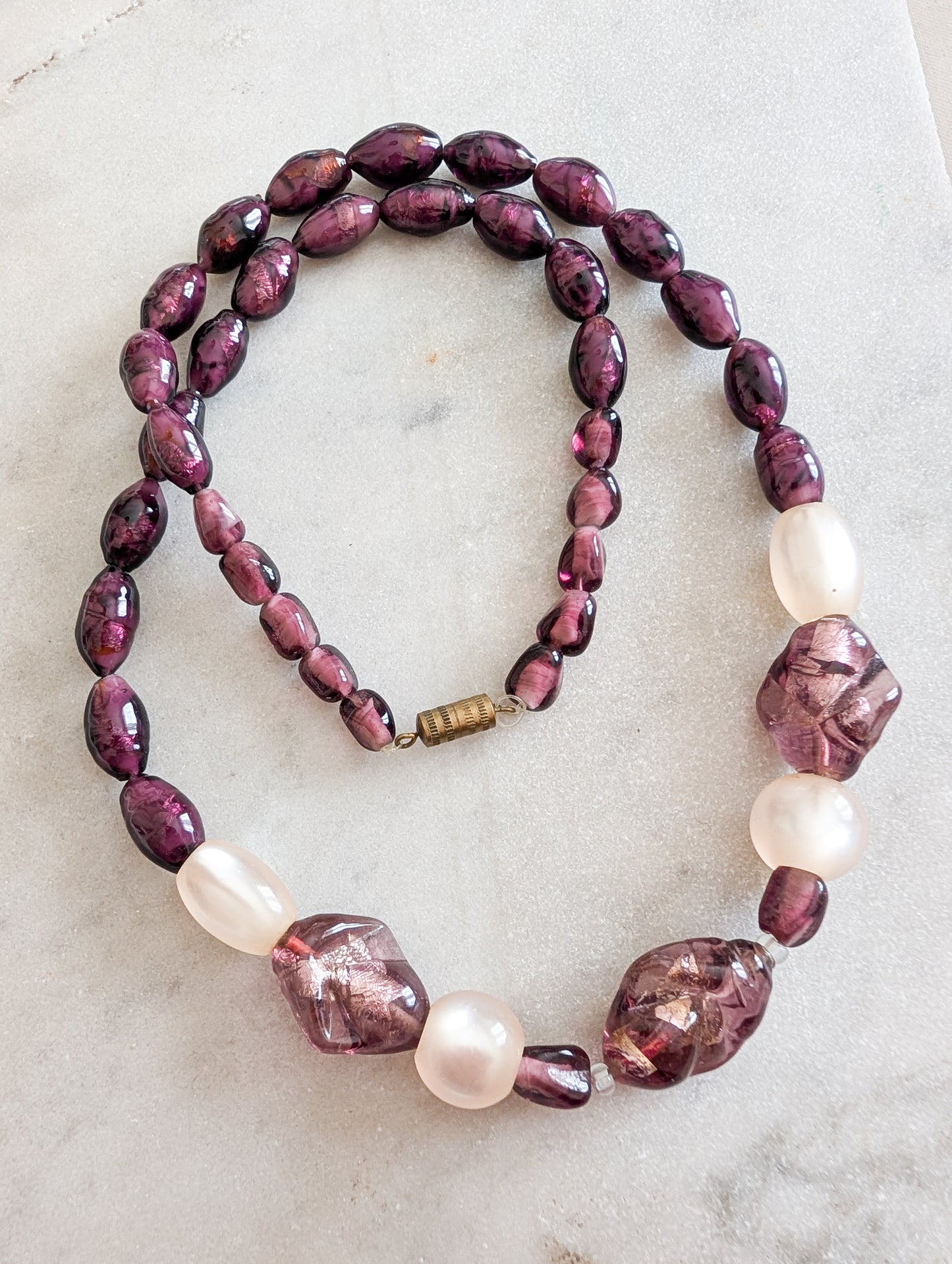 Collier en verre de Murano