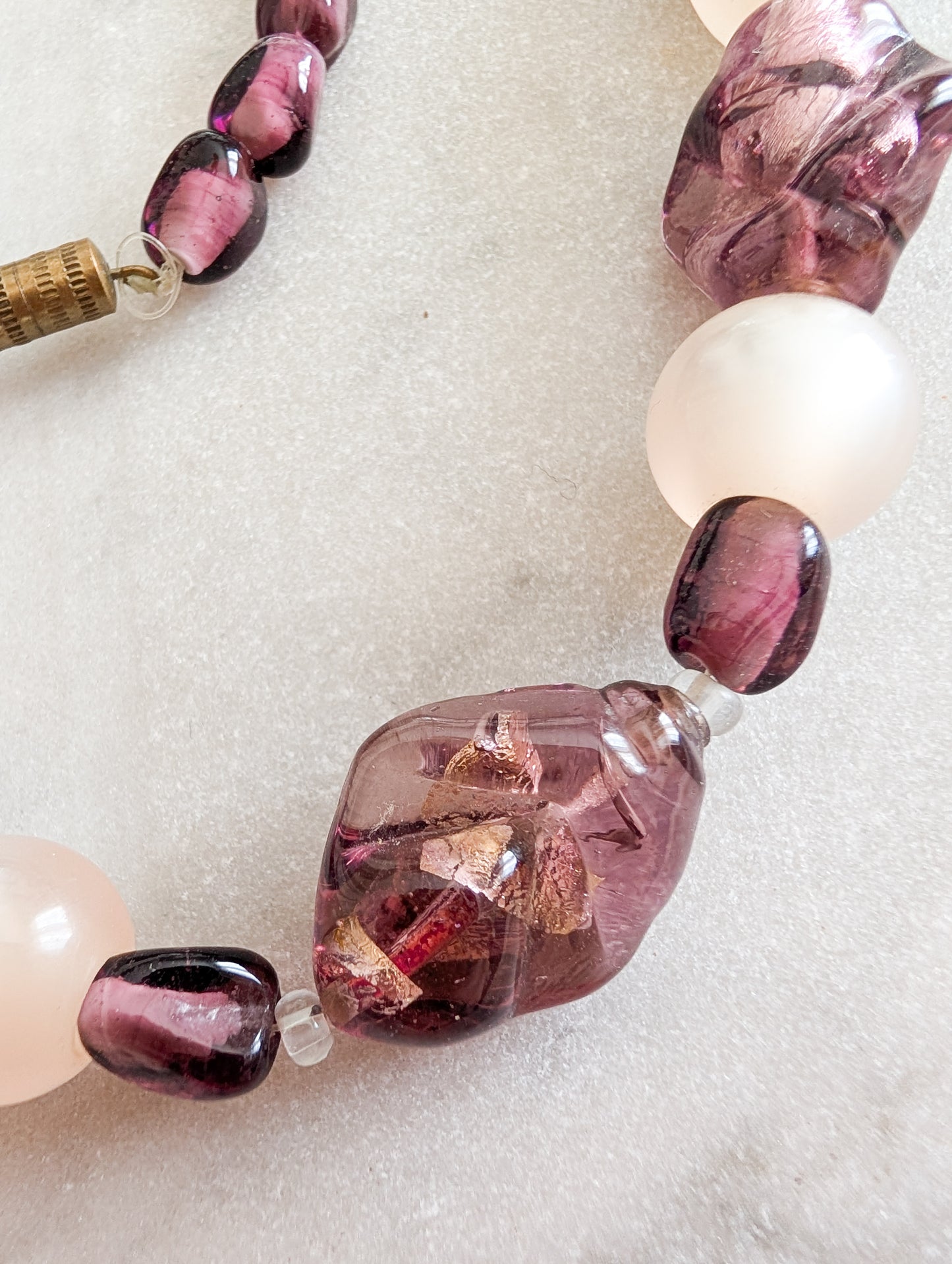 Collier en verre de Murano