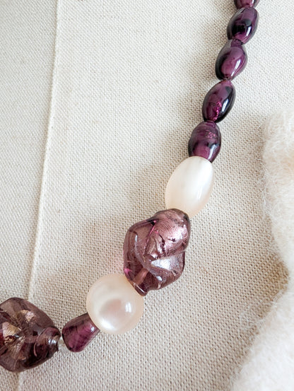 Collier en verre de Murano