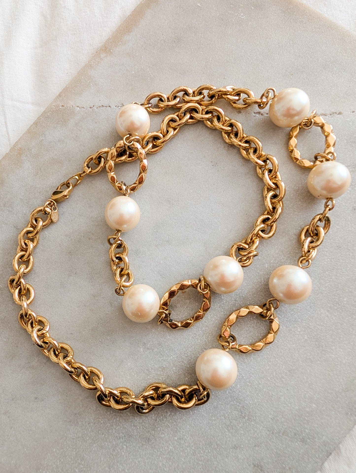 Sautoir perles Monet