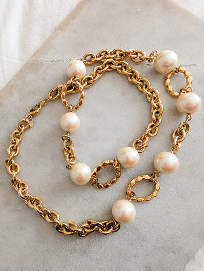 Sautoir perles Monet