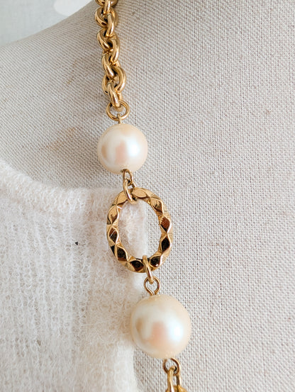 Sautoir perles Monet