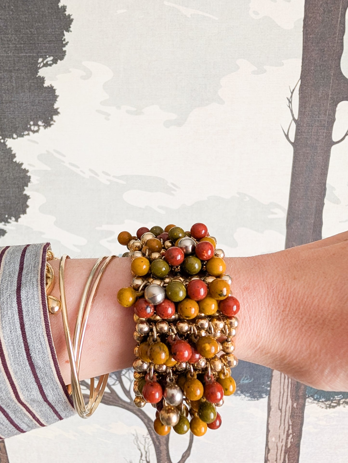 Bracelet breloques 70's