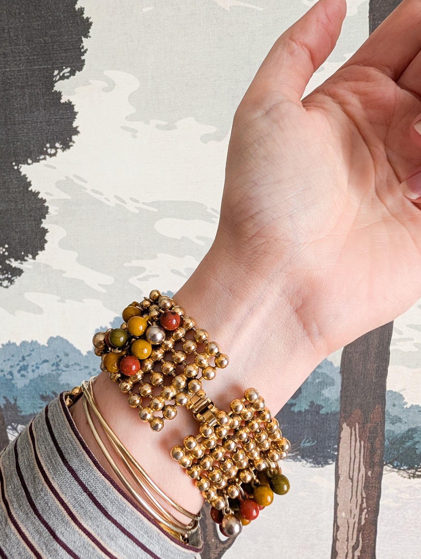 Bracelet breloques 70's