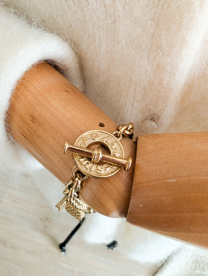 Bracelet breloques Agatha