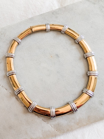 Collier or et argent