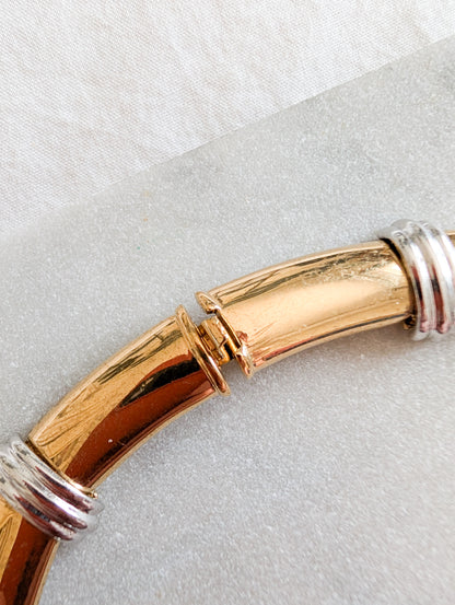 Collier or et argent