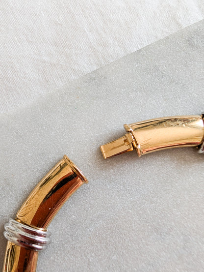 Collier or et argent