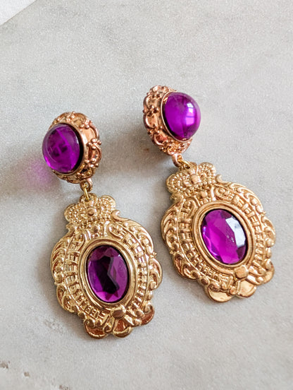 Grandes boucles baroques