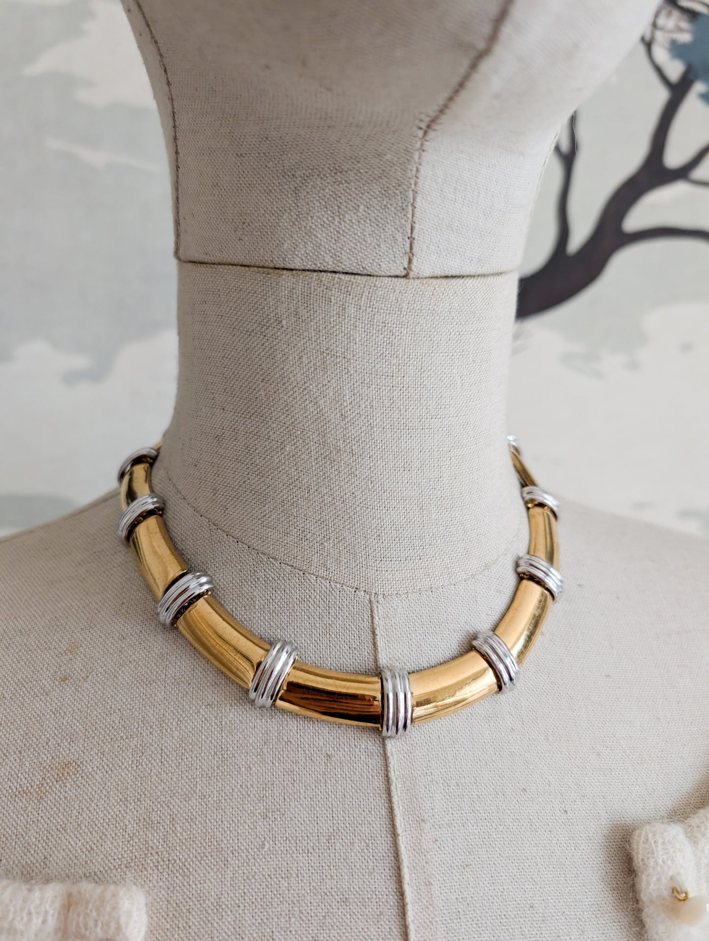 Collier or et argent