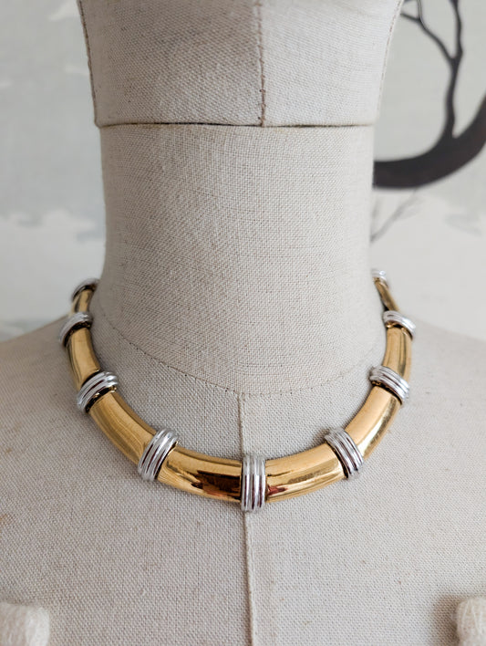 Collier or et argent