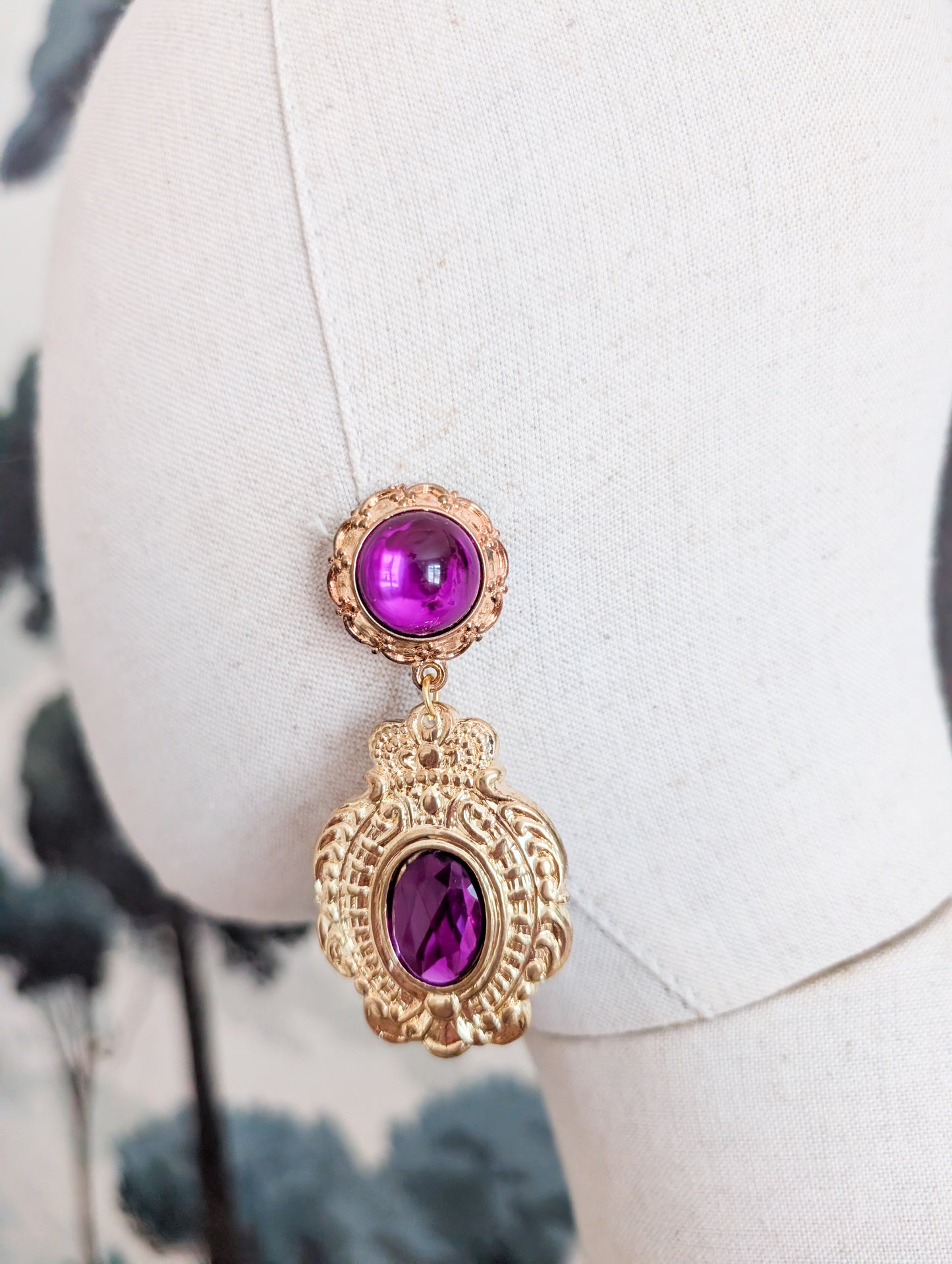 Grandes boucles baroques