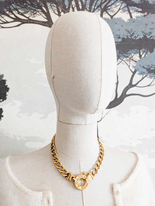 Collier gourmette Agatha