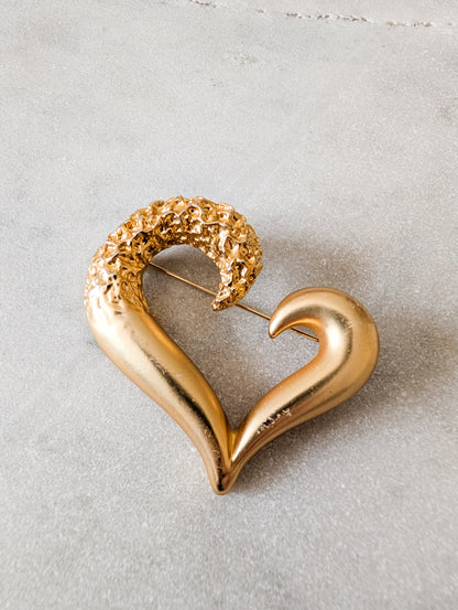 Broche coeur