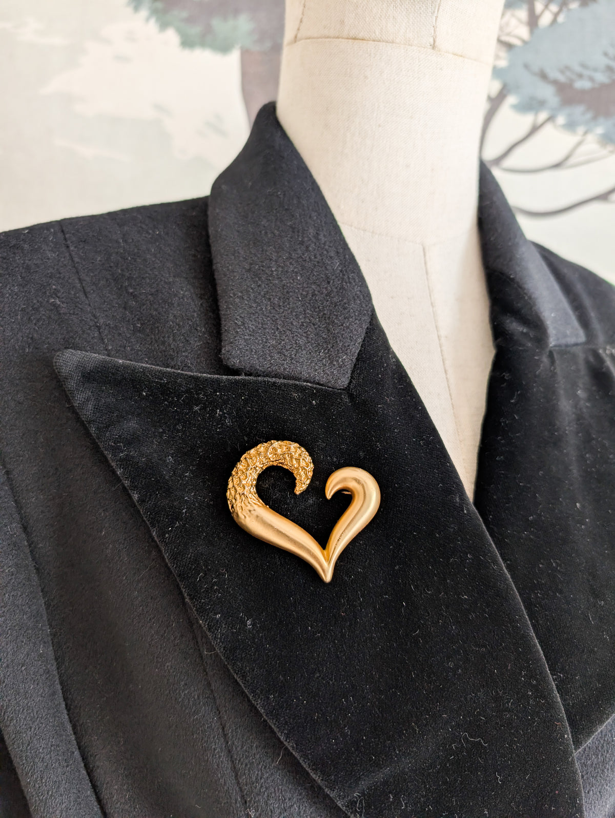 Broche coeur