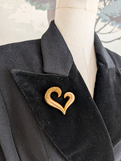 Broche coeur