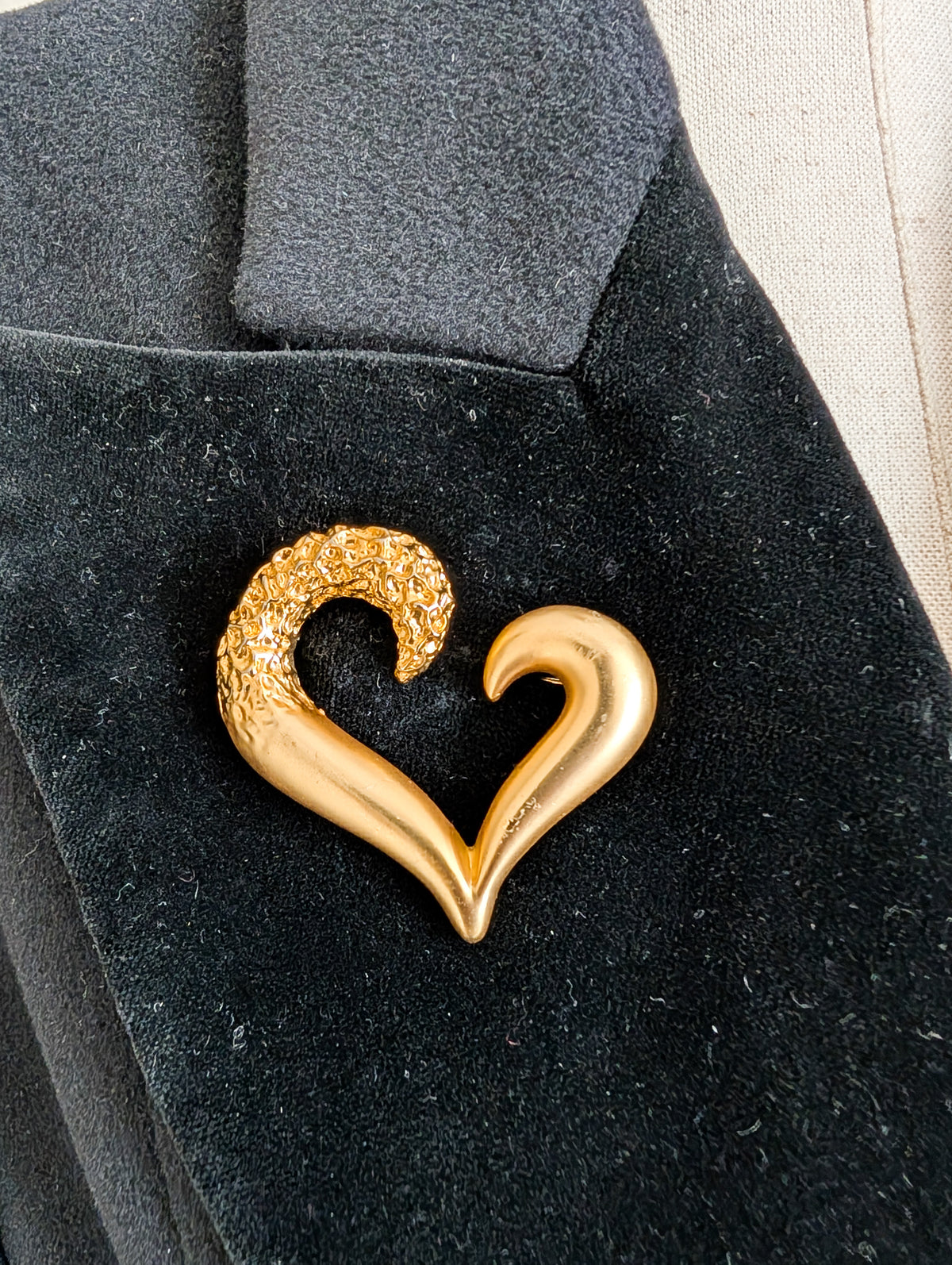 Broche coeur