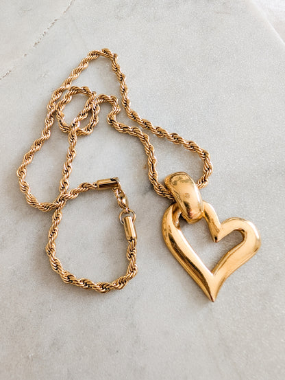Pendentif coeur Yves Saint Laurent