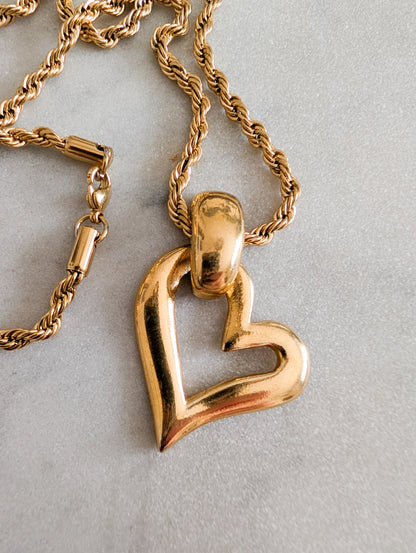 Pendentif coeur Yves Saint Laurent