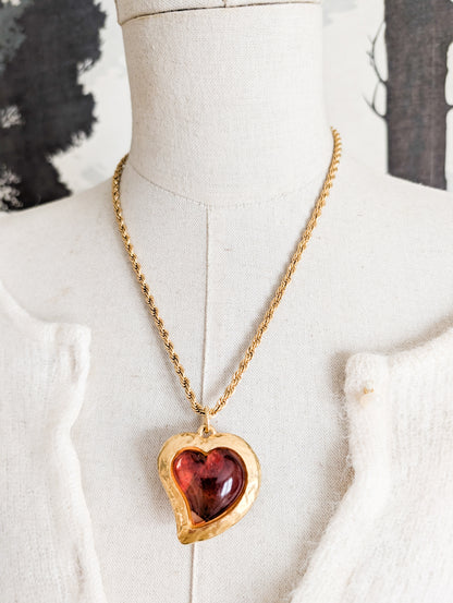 Pendentif coeur Yves Saint Laurent